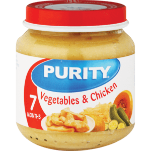 Purity Vegetables & Chicken Baby Food 125m - myhoodmarket