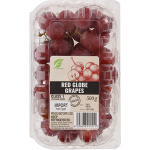 Red Globe Grapes 500g