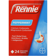 Rennie Antacid Peppermint 24 tablets