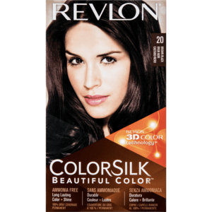 Revlon ColorSilk Beautiful Color Brown Black 20 Hair Colour Pack - myhoodmarket