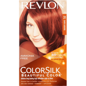 Revlon ColorSilk Beautiful Color Dark Auburn 31 Hair Colour Pack - myhoodmarket