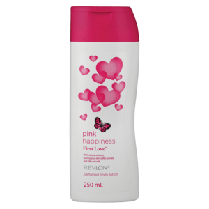 Revlon Pink Happiness First Love Ladies Perfumed Body Lotion 250ml - myhoodmarket