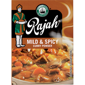 Robertsons Rajah Mild & Spicy Curry Powder Box 100g