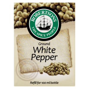 Robertsons White Pepper Refill 100g