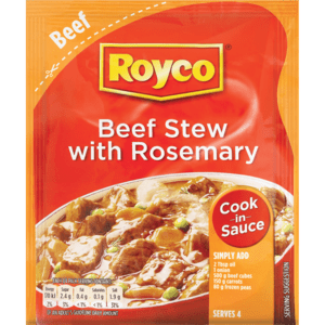 Royco Beef Stew With Rosemary Cook-In-Sauce 42g - myhoodmarket