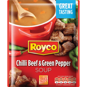 Royco Chilli Beef & Green Pepper Soup Packet 50g - myhoodmarket