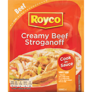 Royco Creamy Beef Stroganoff Instant Cook-In-Sauce 57g - myhoodmarket