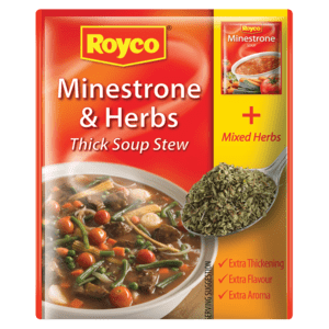 Royco Minestrone & Herbs Thick Soup Stew 50g - myhoodmarket