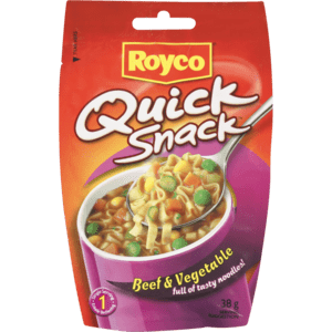 Royco Quick Snack Beef & Vegetable Soup 38g - myhoodmarket