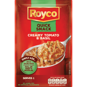 Royco Quick Snack Creamy Tomato & Basil Instant Noodle Soup Mix 38g - myhoodmarket