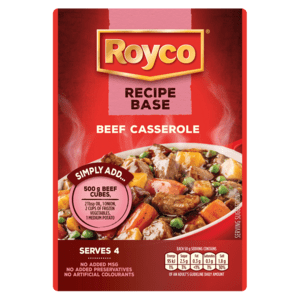 Royco Recipe Base Beef Casserole Cook-In-Sauce 200g - myhoodmarket