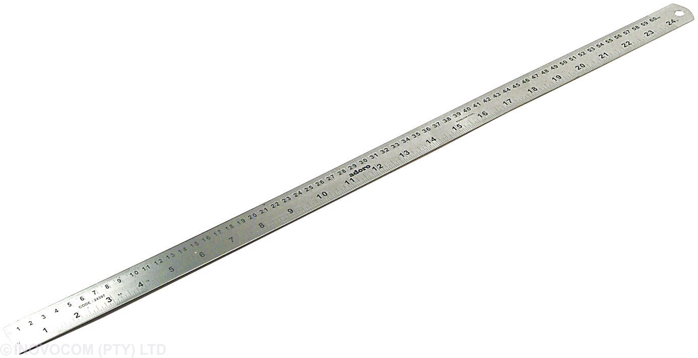Nexx Stainless Steel Ruler 60cm Stainless Steel