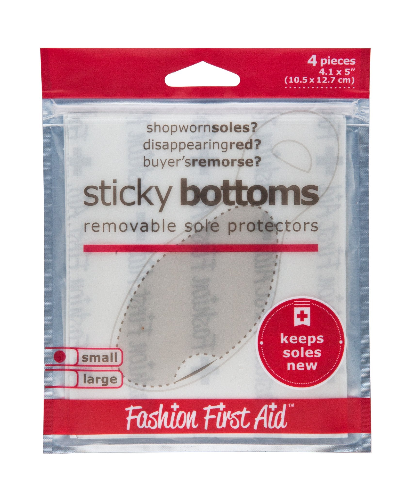 Sticky Bottoms: removable sole protectors