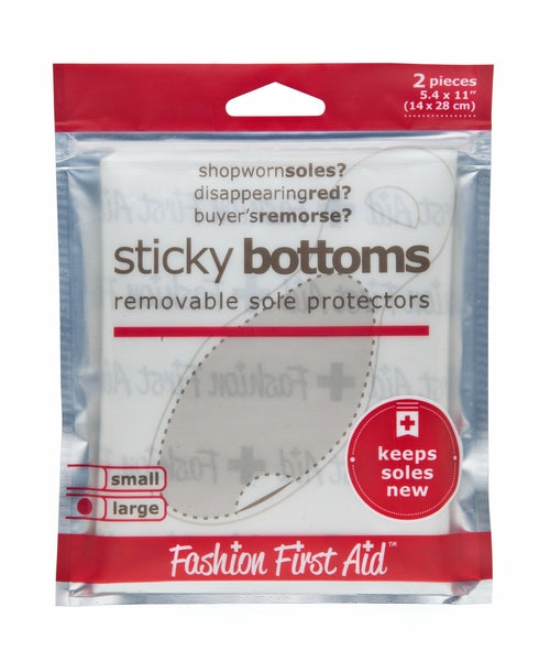 Sticky Bottoms: removable sole protectors