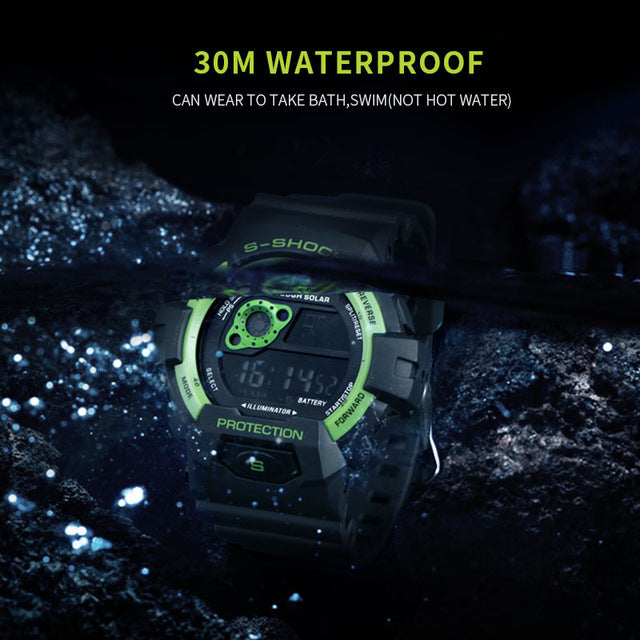 Digital Wristwatches LED Man Sport Watch