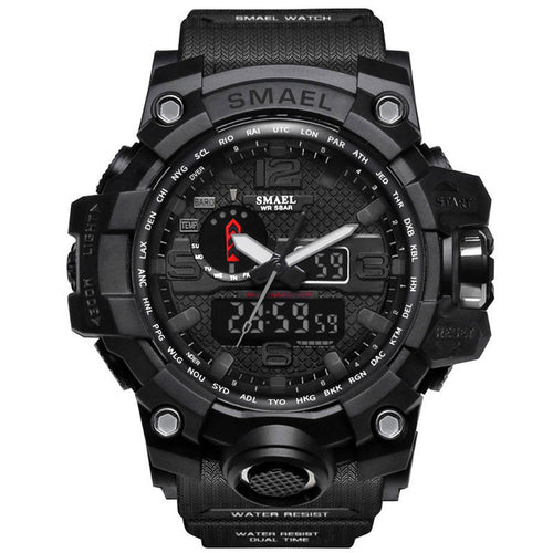 Luxury Brand Mens Sports Watches LED Digital