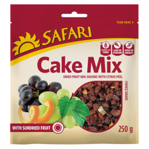 Safari Cake Mix Dried Raisins With Citrus Peel 250g