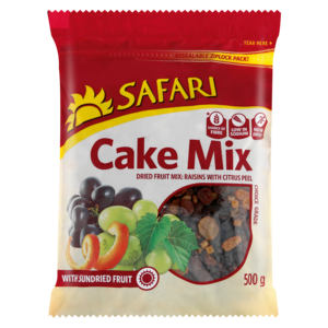 Safari Dried Fruit Cake Mix 500g