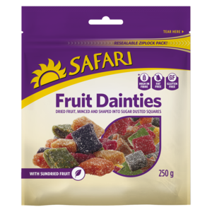 Safari Dried Fruit Dainties 250g