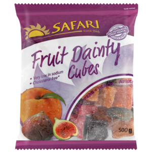 Safari Dried Fruit Dainty Cubes 500g