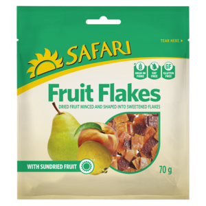 Safari Dried Fruit Flakes 70g
