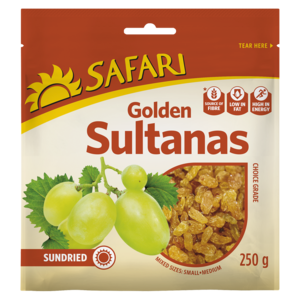 Safari Dried Golden Sultanas 250g