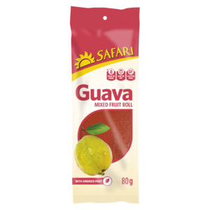 Safari Guava Mixed Fruit Roll 80g