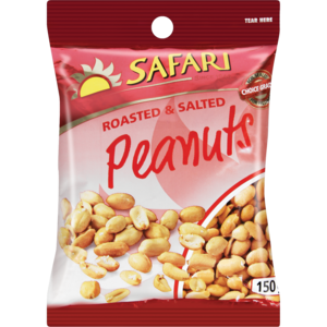 Safari Roasted & Salted Peanuts 150g