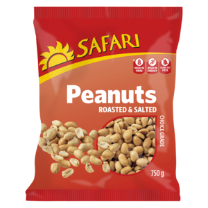 Safari Roasted & Salted Peanuts 750g