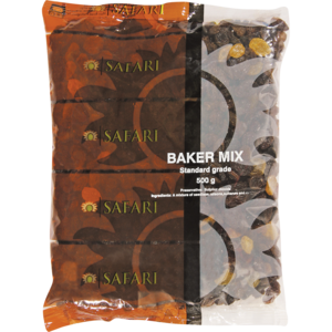 Safari Standard Grade Baker Mix Dried Fruit Pack 500g