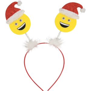Santa's Choice Collection Smiley Face Headband
