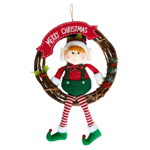 Santa's Choice Elf & Wreath