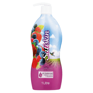 Satiskin Blissful Berry Body Wash 1L - myhoodmarket