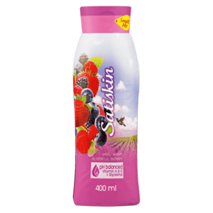 Satiskin Blissful Berry Body Wash 400ml - myhoodmarket