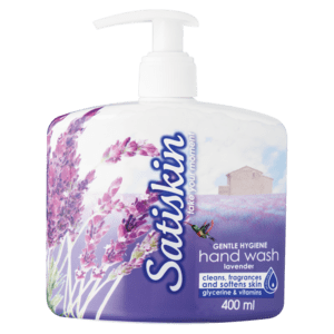 Satiskin Gentle Hygiene Lavender Hand Wash 400ml - myhoodmarket