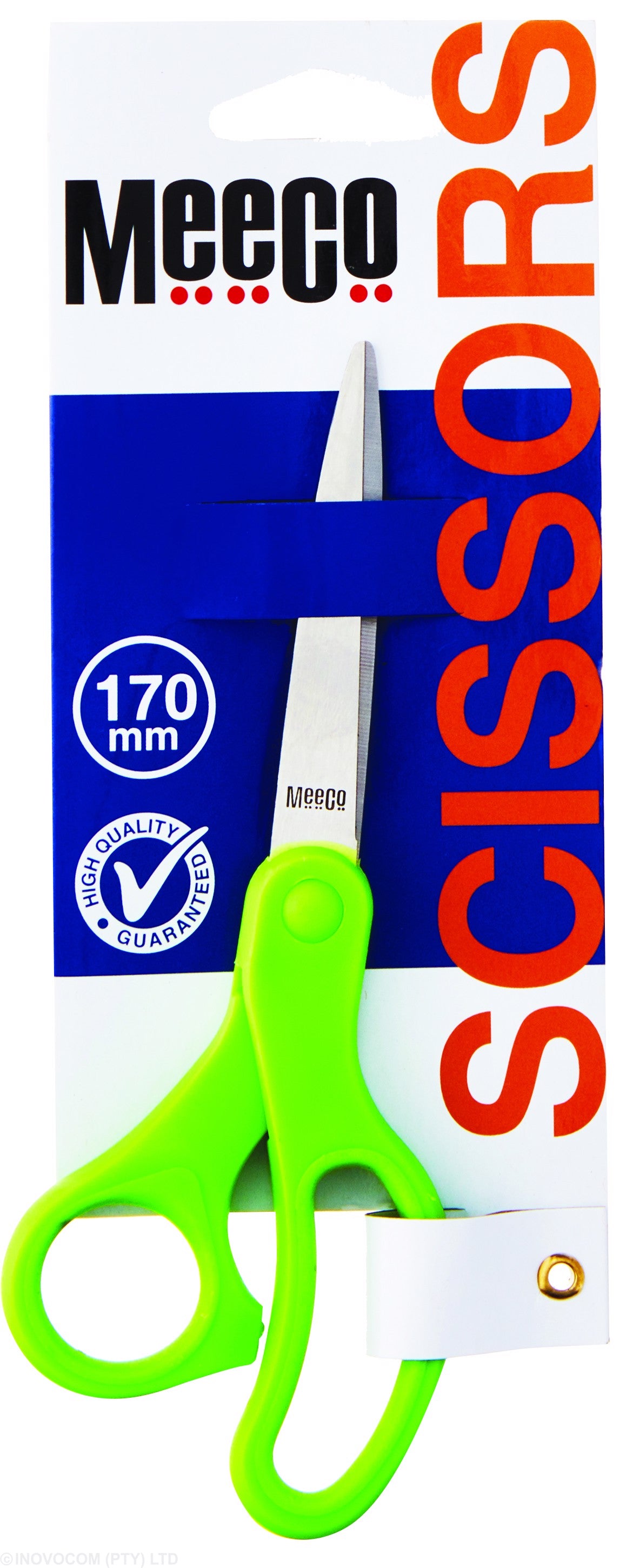 Meeco Executive Scholastic Scissors (170mm) Right Handed Green