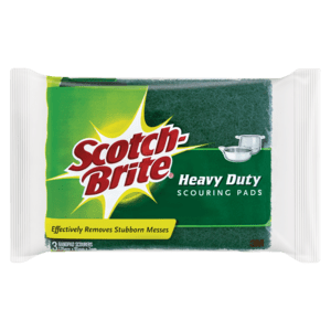 Scotch-Brite Heavy Duty Scouring Pads 3 Pack - myhoodmarket