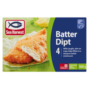 Sea Harvest Frozen Battered Hake 500g