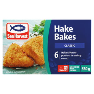 Sea Harvest Frozen Classic Hake Bakes 360g