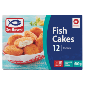 Sea Harvest Frozen Fish Cakes 600g