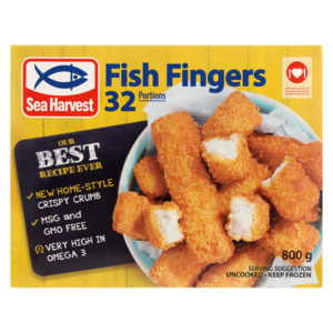 Sea Harvest Frozen Fish Fingers 800g (NEW)