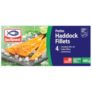 Sea Harvest Frozen Haddock Filllet 400g