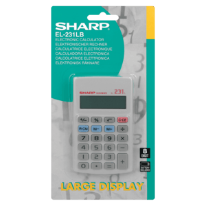 Sharp EL0-231LB Electronic Calculator - myhoodmarket