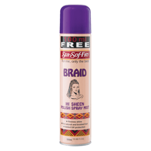 Sta-Sof-Fro Braid Hi Sheen Polish Spray Mist 325ml - myhoodmarket