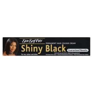 Sta-Sof-Fro Shiny Black Permanent Hair Colour Cream 25ml - myhoodmarket