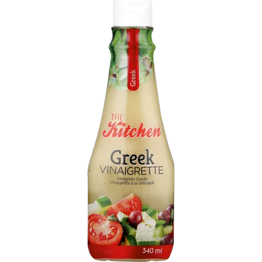 The Kitchen Greek Vinaigrette Salad Dressing 340ml