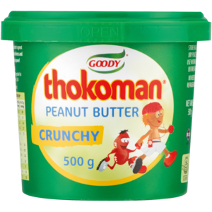 Thokoman Crunchy Peanut Butter 500g