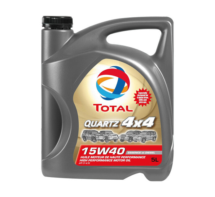 Total 15W40 Quartz 4X4 - 5 Litre