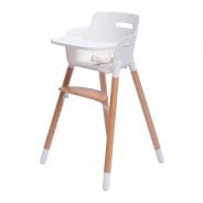 True Baby Willow High Chair - White & Wood