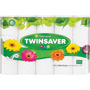 Twinsaver 1 Ply Toilet Rolls 15 Pack - myhoodmarket